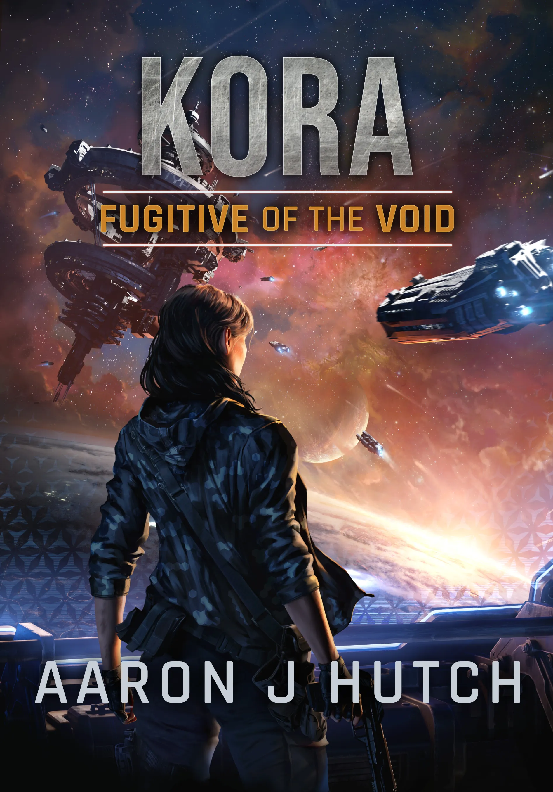 Cover art for Kora: Fugitive of the Void by Aaron J. Hutch